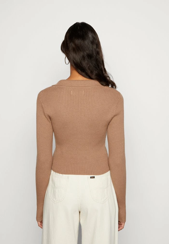 Promo โ๏ธ Hollister Co. SLIM CREW PATTERN - Jumper - Portabella Solid ๐ - Image 3