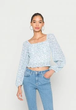 Discount 🔔 Hollister Co. Blouse - Blue/white ⭐