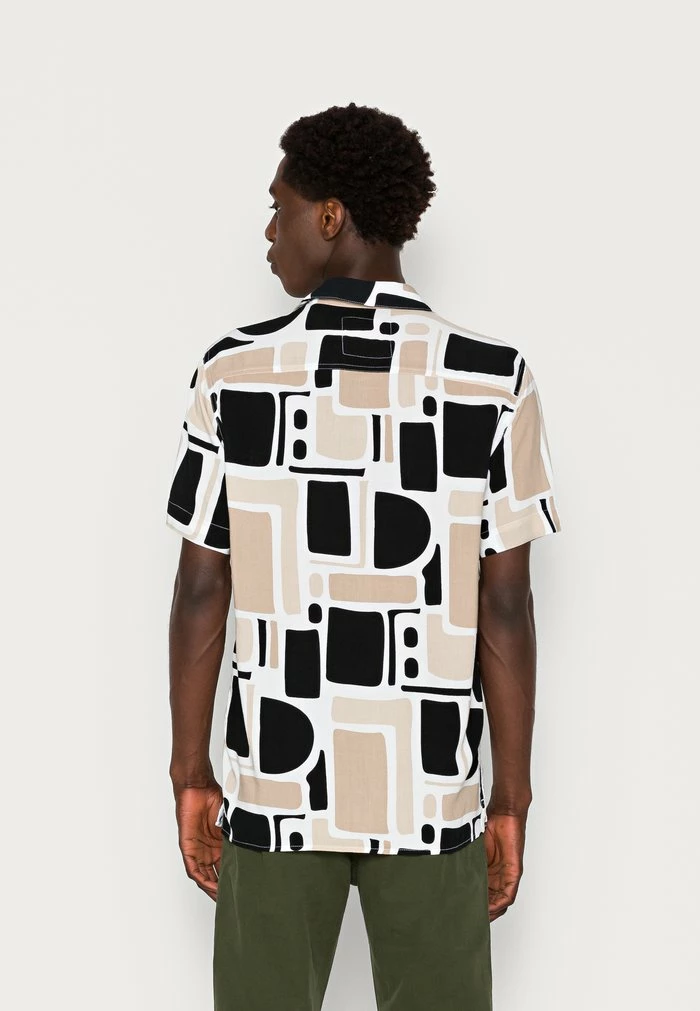 Hot Sale ๐ Hollister Co. CONVERSATIONALS - ๐ Shirt - Tan Abstract ๐ - Image 3