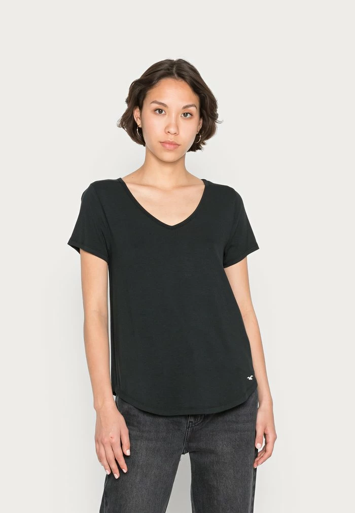 Outlet โญ Hollister Co. EASY VEE 2 PACK - Basic T-shirt - White/black/moonlight Mauve ๐ - Image 2