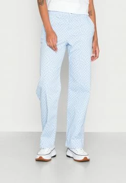 Cheapest ๐ฅ Hollister Co. WARPED CHECK DAD PANT - Straight Leg ๐ Jeans - Blue โ๏ธ