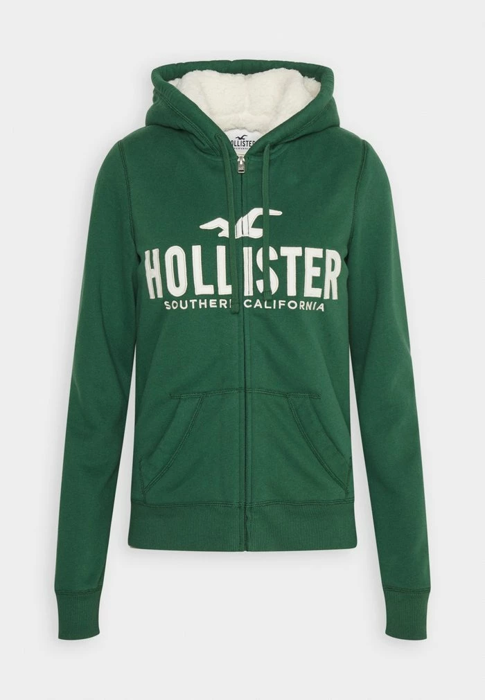Promo ๐งจ Hollister Co. TECH CORE - Zip-up Sweatshirt - Pineneedle โ - Image 4