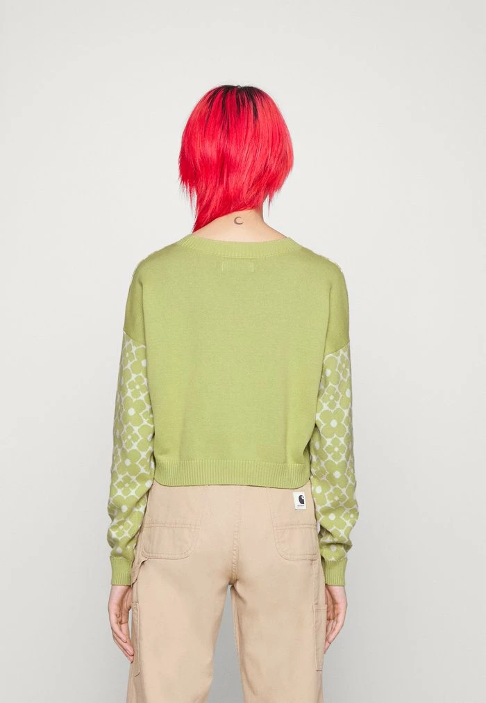 Flash Sale โ๏ธ Hollister Co. EASY CREW PATTERN CHAIN - Jumper - Green ๐ - Image 3