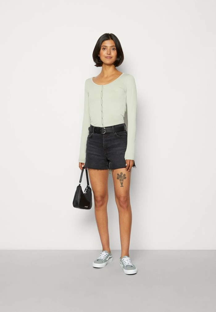 Best deal ๐ Hollister Co. SLIM SWEETHEART NECK - Cardigan - Desert Sage ๐คฉ - Image 2