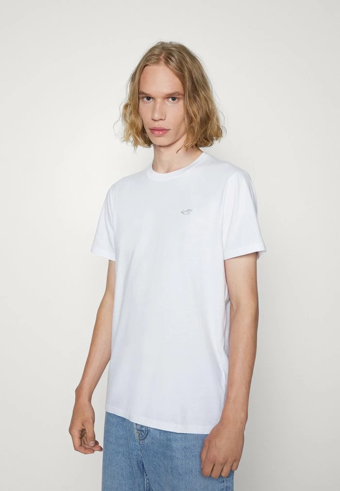 Promo ๐งจ Hollister Co. CREWNECK 3 PACK - Basic T-shirt - Whtie/tan/black ๐ - Image 2