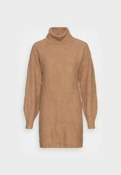 Brand new 👍 Hollister Co. BIB TURTLENECK SWEATER 👗 DRESS - Jumper 👗 DRESS - Tan 🥰