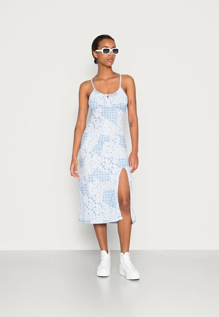 Discount ๐ Hollister Co. Day ๐ Dress - Blue Patchwork ๐ - Image 2