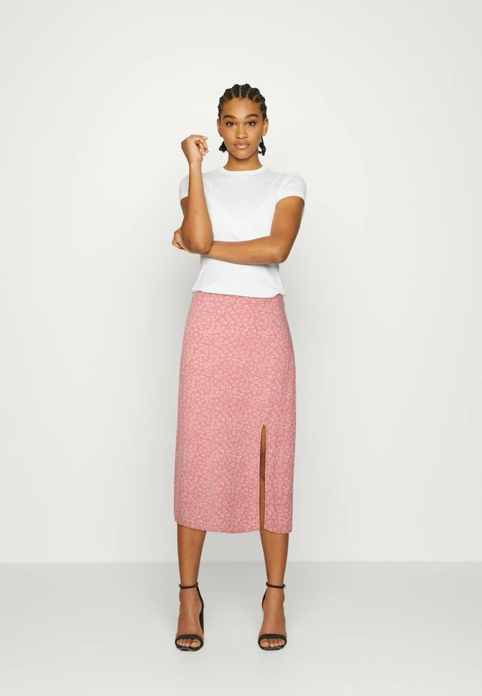 Discount ๐งจ Hollister Co. SLIP MIDI ๐ SKIRT - A-line ๐ SKIRT - Coral ๐งจ - Image 2