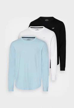 Best reviews of 🔔 Hollister Co. CREW 3 PACK - Long Sleeved Top - Multi Coloured 🌟