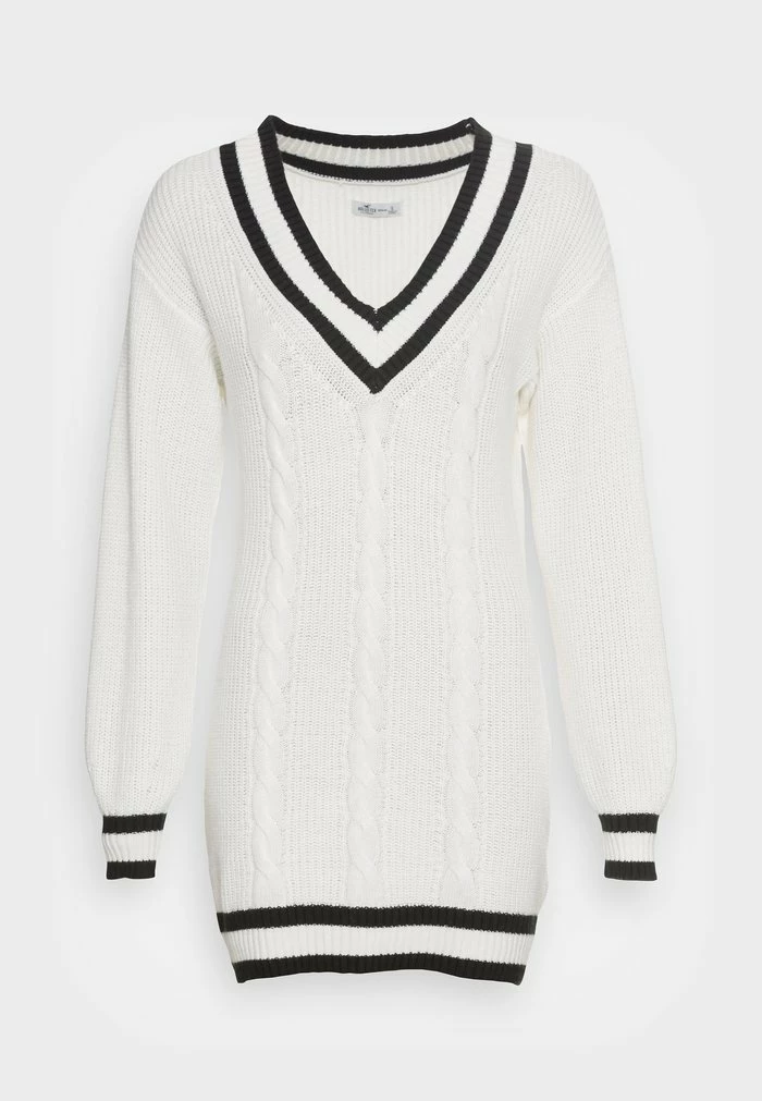 Coupon ๐ Hollister Co. VARSITY ๐ DRESS - Jumper ๐ DRESS - Cream With Black Tipping ๐ - Image 4