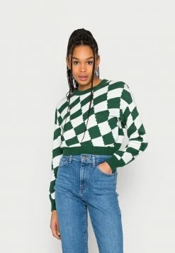 Coupon 😍 Hollister Co. CYBER DROP PATTERN - Jumper - Pine Needle Checker 😍