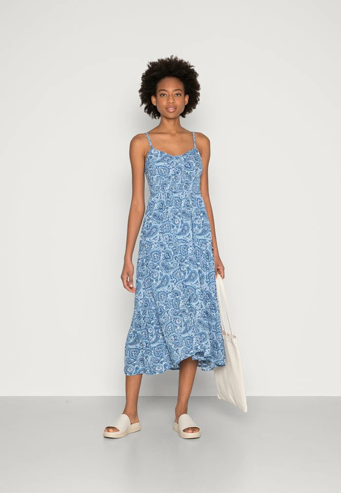 Promo ๐ Hollister Co. BARE MIDI - Day ๐ Dress - Blue โจ - Image 2
