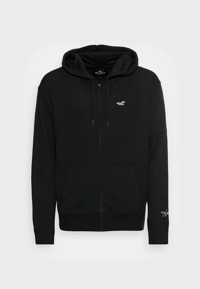 Outlet ๐ Hollister Co. ICON - Zip-up Sweatshirt - Black โค๏ธ - Image 4