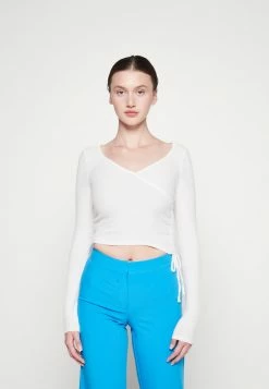 Best reviews of ๐ฅ Hollister Co. COZY CORE WRAP SIDE CINCH - Long Sleeved Top - Jet Stream ๐