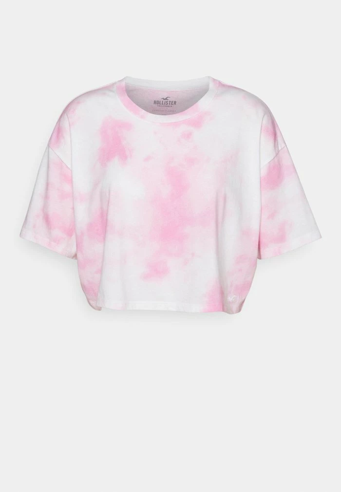 Wholesale ๐งจ Hollister Co. CROP DAD TEE - Print T-shirt - Pink ๐ - Image 5