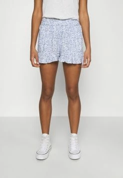 Wholesale 🤩 Hollister Co. CHAIN RUFFLE HEM - Shorts - White/blue ✔️
