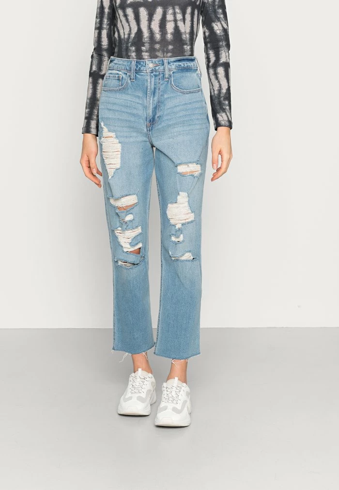 Flash Sale ๐ฅ Hollister Co. CURVY VINT - Straight Leg ๐ Jeans - Blue Denim ๐