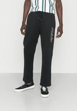 Cheap 🔥 Hollister Co. TONAL TECH LOGO - Tracksuit Bottoms - Black 😉