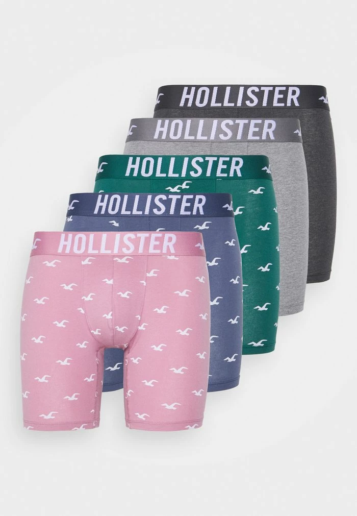 Cheap 👏 Hollister Co. ICON PATTERN 5 PACK - Pants - Light Pink 🔥