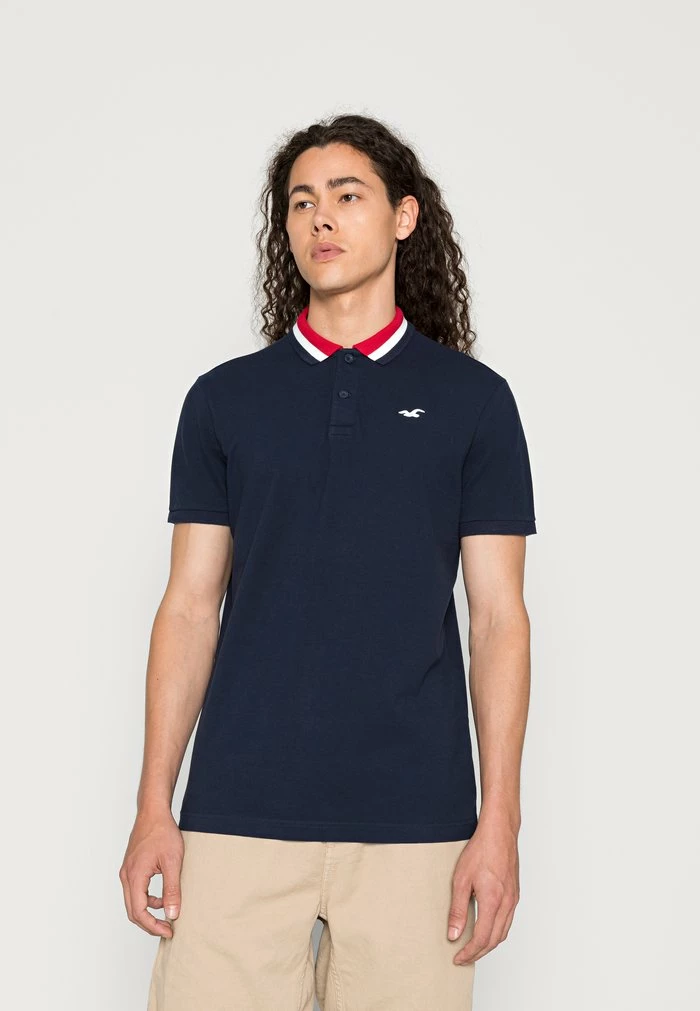 Wholesale ๐ Hollister Co. ICONIC TIPPING WEBEX - Polo ๐ Shirt - Navy โจ