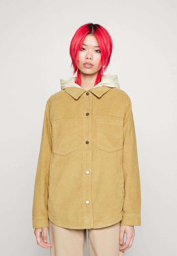 Buy ๐ Hollister Co. SHACKET TWOFER - โ๏ธ Summer Jacket - Tan ๐งจ