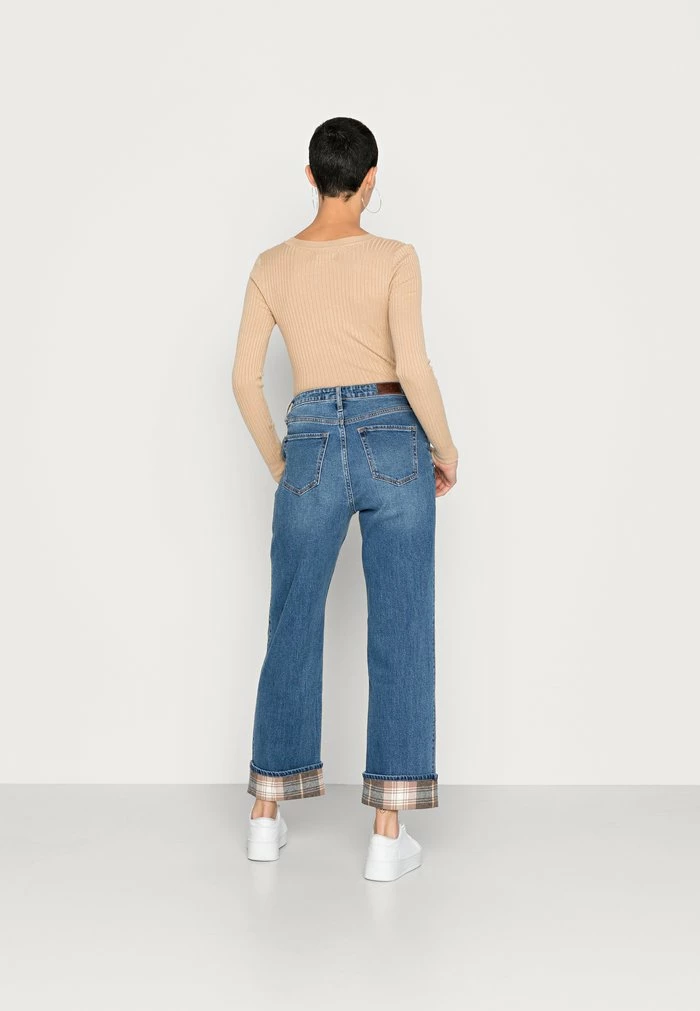 Best Sale ๐ฏ Hollister Co. FLANNEL CUFF - Relaxed Fit ๐ Jeans - Light Blue ๐ - Image 3