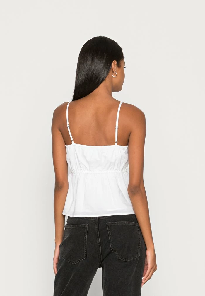Cheap โ Hollister Co. BARE PRAIRIE BABYDOLL - Top - White ๐ - Image 4