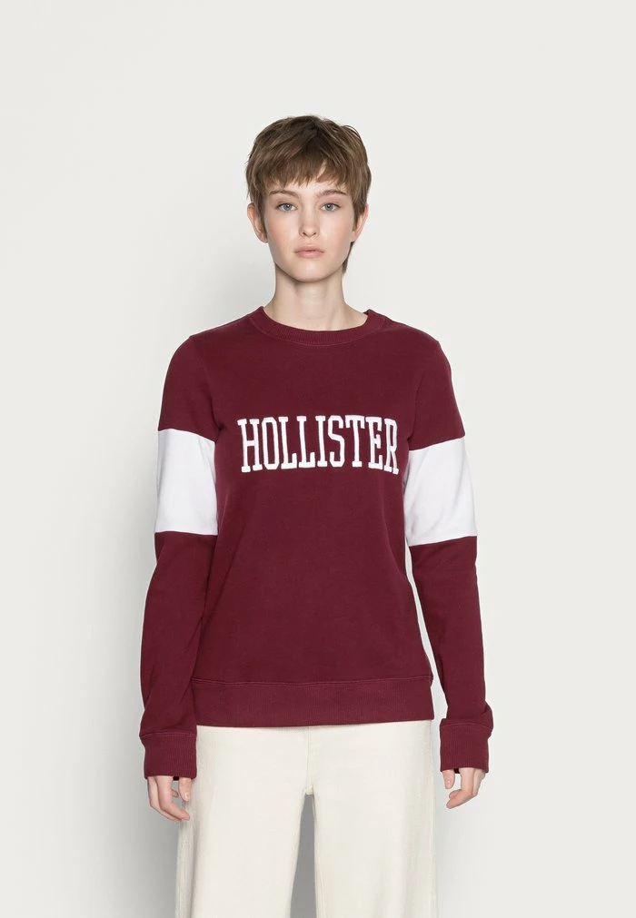 Wholesale ???? Hollister Co. SECONDARY CORE LOGO - Sweatshirt - Burg ???? 3 Wholesale ???? Hollister Co. SECONDARY CORE LOGO - Sweatshirt - Burg ????
