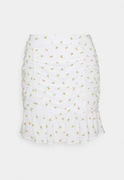 Cheapest ✔️ Hollister Co. CINCH 👗 SKIRT - Mini 👗 SKIRT - White 🎉