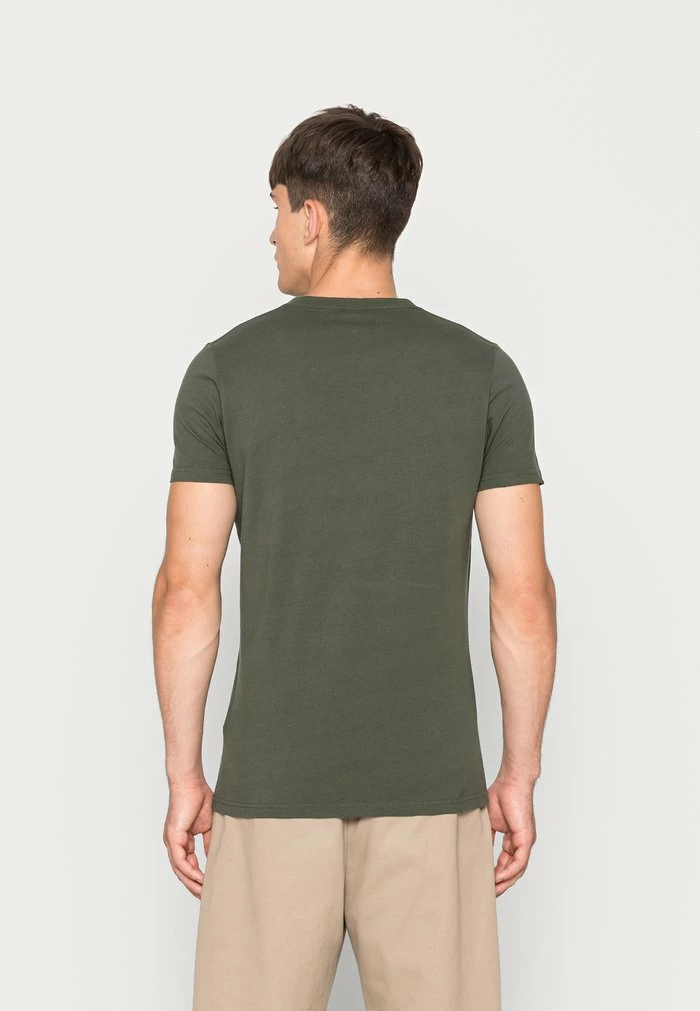 Buy 😉 Hollister Co. MUSCLE FIT CREW 3PACK - Basic T-shirt - Grey/green/navy 😀 - Image 3