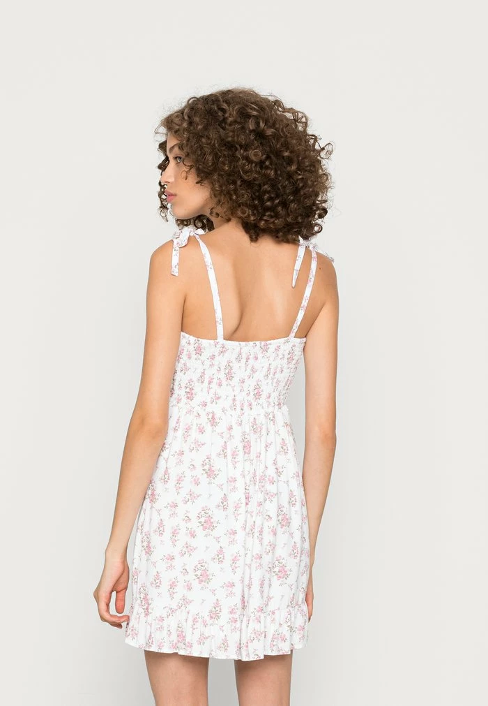 Wholesale ๐ Hollister Co. BARE VOLUME WOVEN ๐ DRESS - Day ๐ DRESS - White/pink ๐ - Image 3