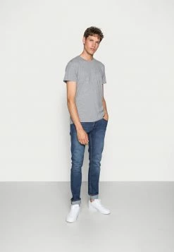 New ๐ Hollister Co. 5 PACK CREW - Print T-shirt - White/grey/red/navy Texture/black ๐ฏ