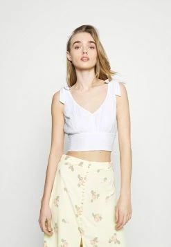 Cheapest 🥰 Hollister Co. ECLECTIC BARE PRETTY STATEMENT - Top - White 💯
