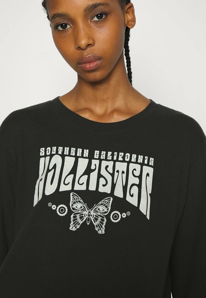 Deals ๐ Hollister Co. CREW - Long Sleeved Top - Phantom โ๏ธ - Image 5