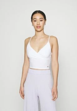 Cheap 🥰 Hollister Co. WRAP CAMI TRIFECTA - Top - White 😉