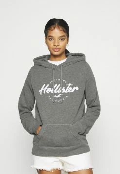 Outlet ⭐ Hollister Co. TECH CORE - Hoodie - Grey 😀