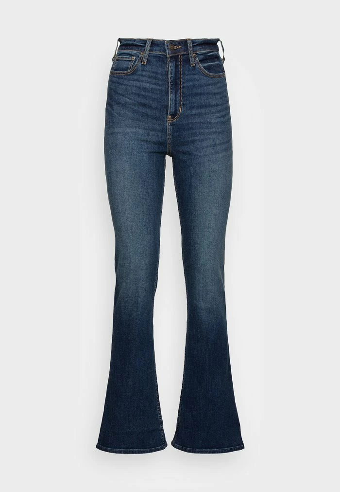 Cheapest 😉 Hollister Co. EMBELLISHED BOOT - Flared 👖 Jeans - Blue 🤩