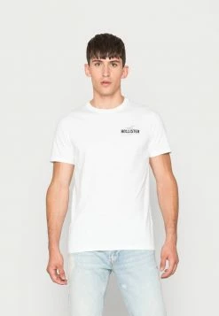 Deals 🎉 Hollister Co. CREW TAPES - Print T-shirt - White 😍