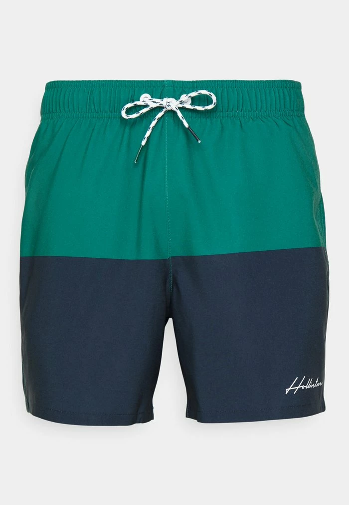 Cheap ๐ Hollister Co. BLOCKING GUARD - Swimming Shorts - Green/black ๐ฅฐ