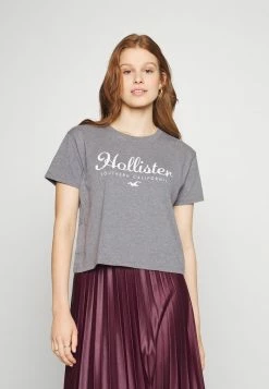 Best deal 💯 Hollister Co. TIMELESS - Print T-shirt - Grey 🌟