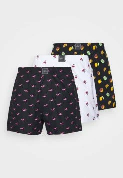 Brand new ๐ Hollister Co. MULTI PATTERN CONVO 3 PACK - Boxer Shorts - White โค๏ธ