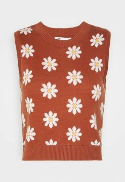 Coupon 🛒 Hollister Co. VEST UPDATE - Jumper - Brown 🥰