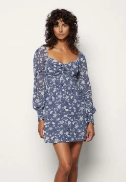 Best Sale ✨ Hollister Co. SHORT 👗 DRESS - Day 👗 DRESS - Navy/grisaille 👍