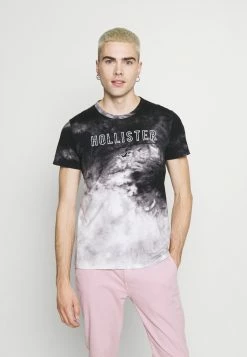 Flash Sale ๐ฏ Hollister Co. CORE TECH PATTERN - Print T-shirt - Black Wash โ๏ธ