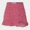 Top 10 ✨ Hollister Co. RUFFLE MINI SKORT - Mini 👗 Skirt - Red Ditsy ✨