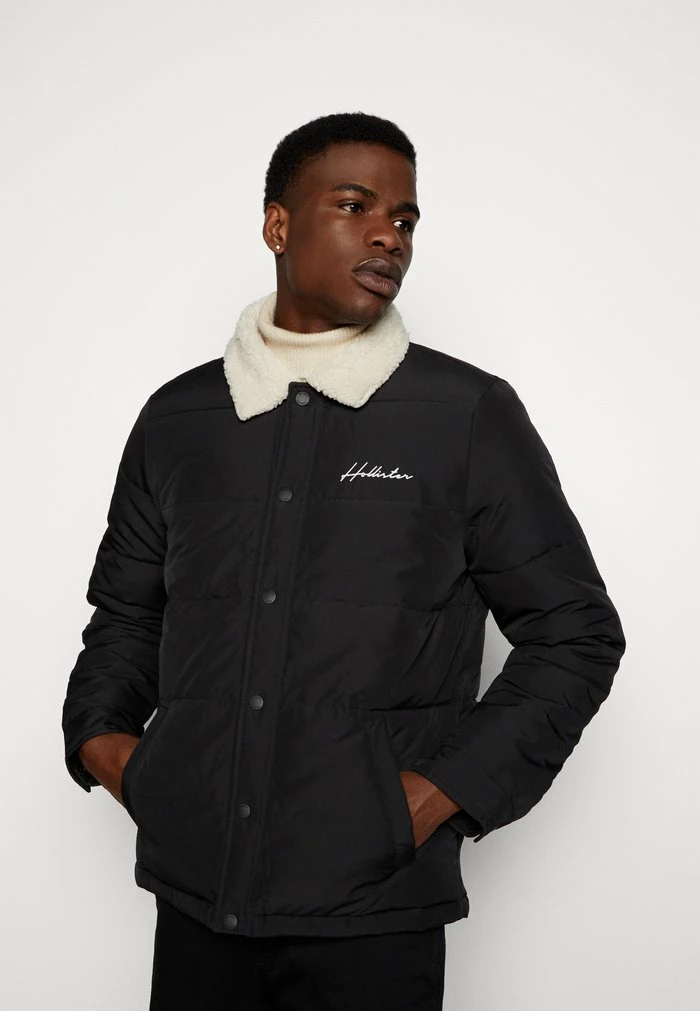 Brand new ๐คฉ Hollister Co. MOCKNECK - Winter Jacket - Black โ - Image 4