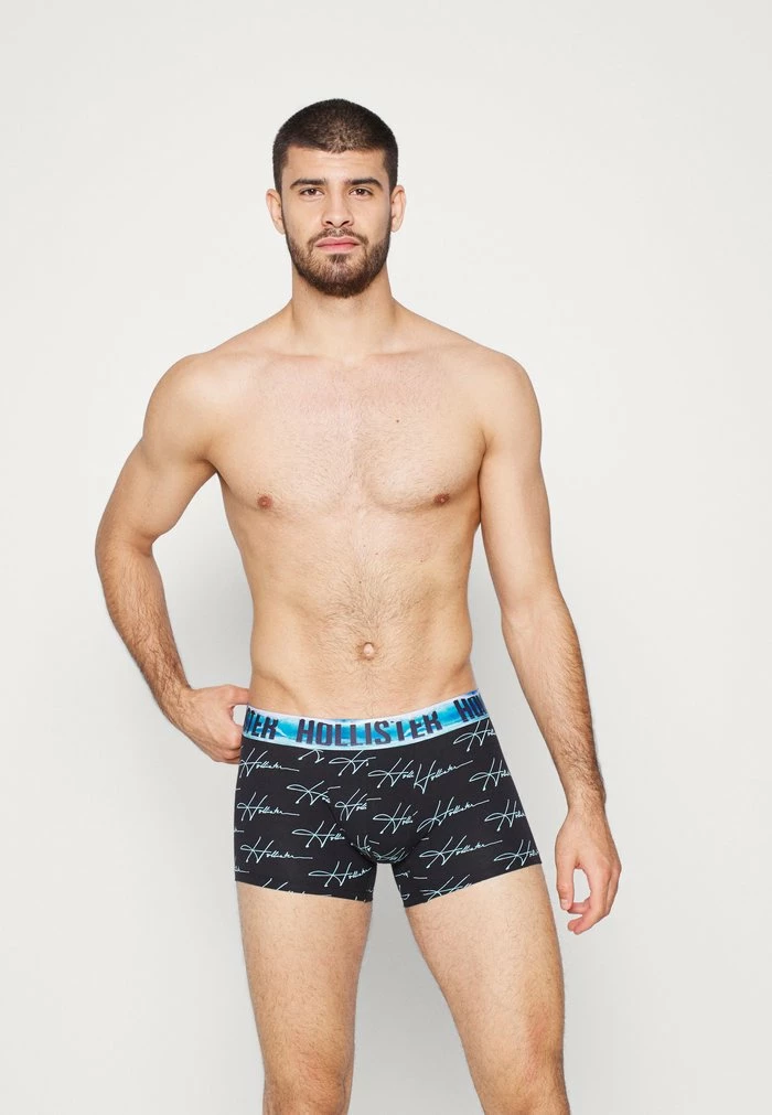 Buy ๐ Hollister Co. SINGLE PATTERN CONVO - Pants - Black/blue ๐