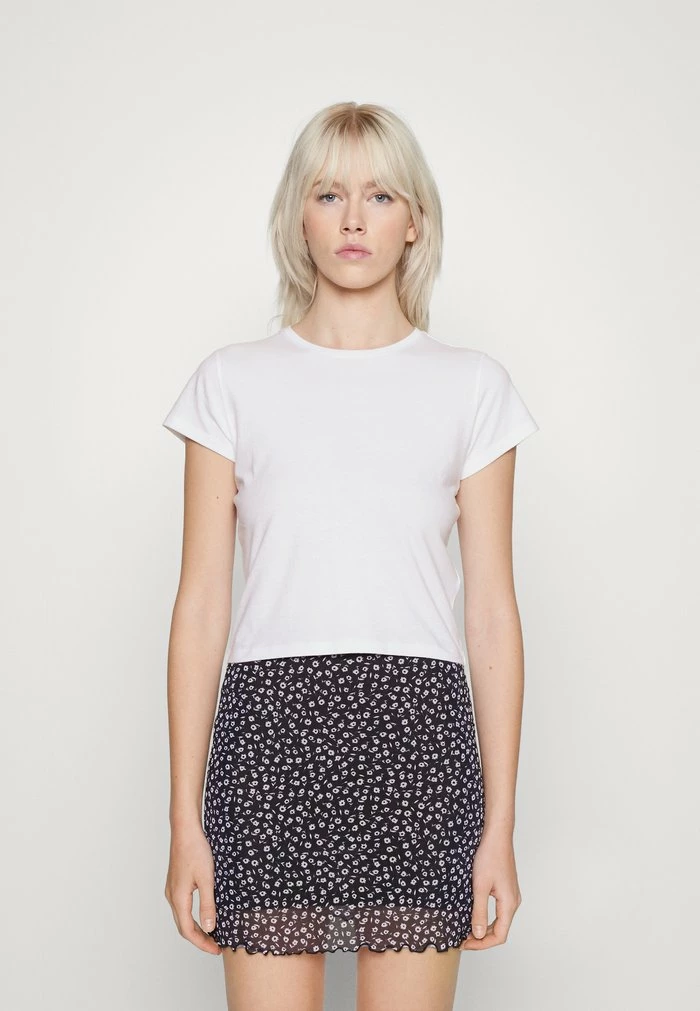 New ๐ Hollister Co. BABY TEE 2 PACK - Basic T-shirt - Bright White/casual Black ๐