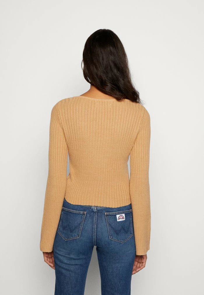 Best Sale ???? Hollister Co. SLIM CREW - Jumper - Tan Solid ???? - Image 3
