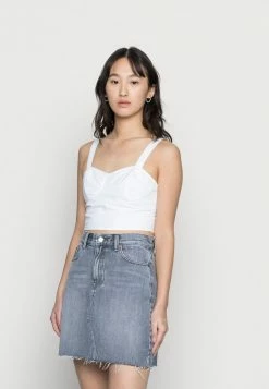 New 🔔 Hollister Co. BUST CUP BARE SET - Top - White 🎁